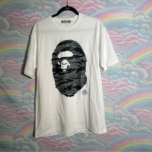 Undefeated x bape bathing ape graphic t shirt